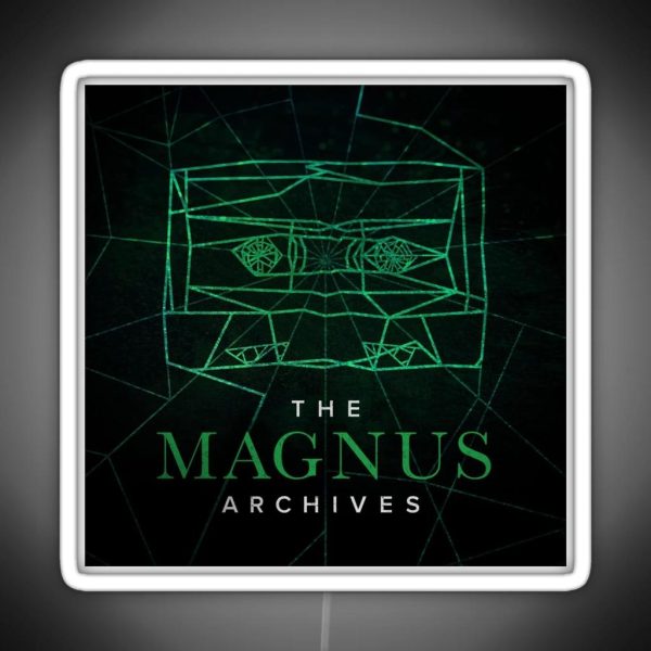 The Magnus Archives Logo Season 5 Square Block Logo RGB Neon Sign