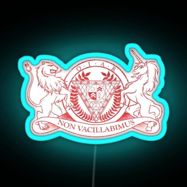 The Magnus Protocol O I A R Logo RGB Neon Sign