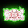 The Magnus Protocol logo, a green neon sign reading 'O.I.A.R'