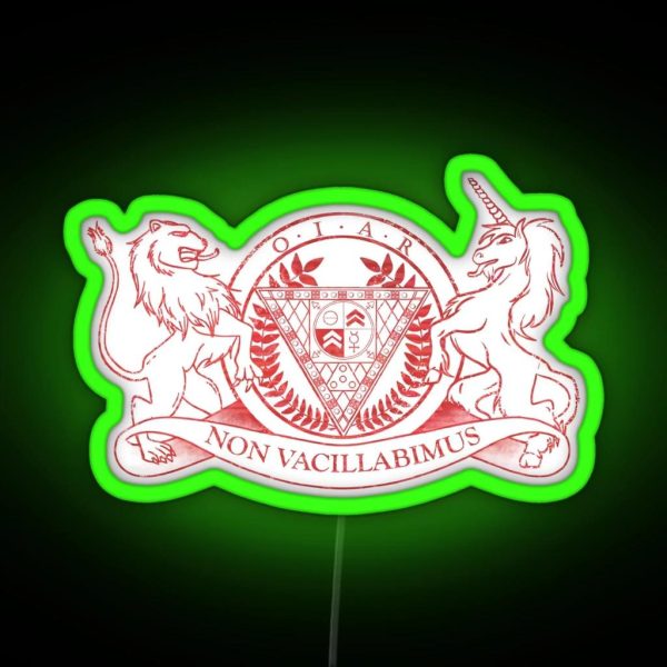 The Magnus Protocol O I A R Logo RGB Neon Sign
