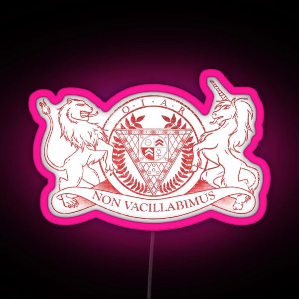 The Magnus Protocol O I A R Logo RGB Neon Sign