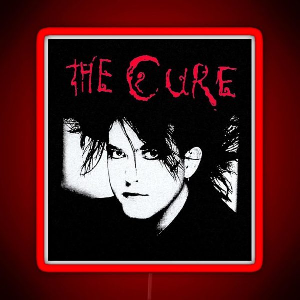 The Man Cure Red Text RGB Neon Sign
