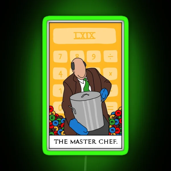 THE MASTER CHEF RGB Neon Sign