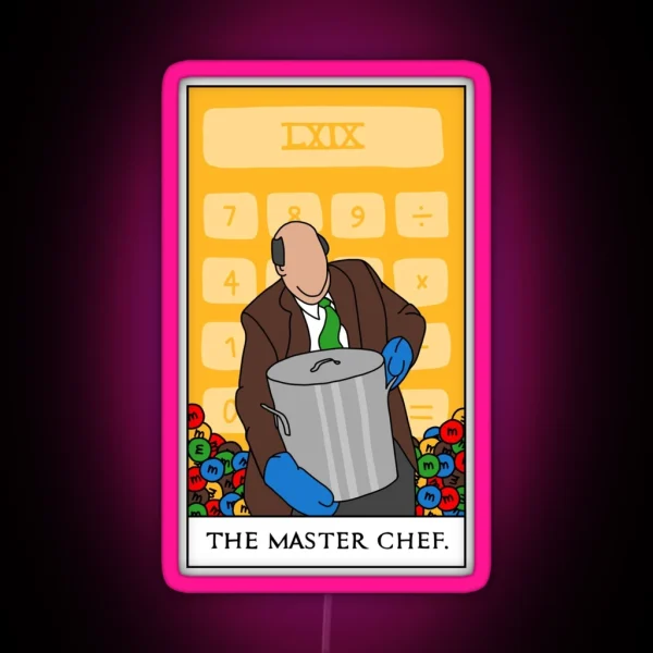 THE MASTER CHEF RGB Neon Sign