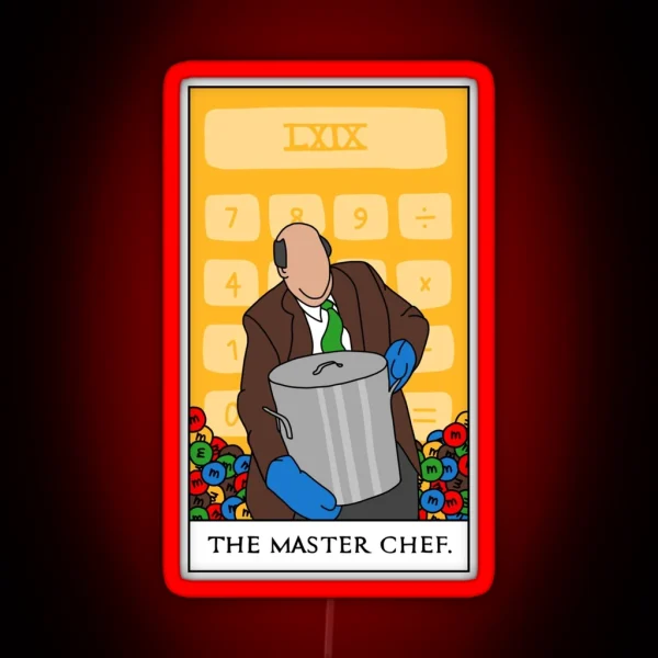 THE MASTER CHEF RGB Neon Sign