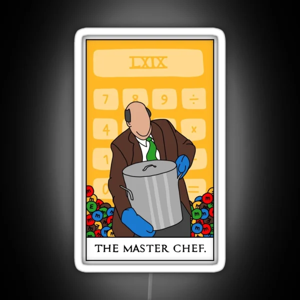 THE MASTER CHEF RGB Neon Sign