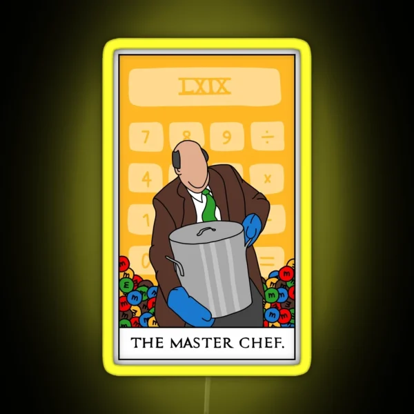 THE MASTER CHEF RGB Neon Sign
