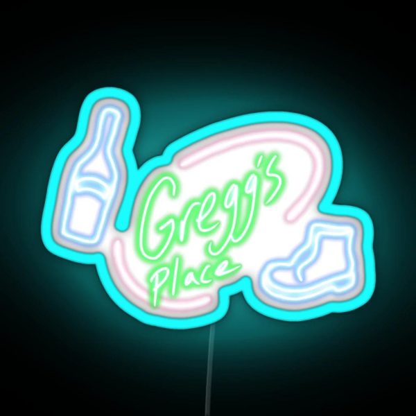 The Mighty Boosh Old Gregg S Place Neon Sign RGB Neon Sign