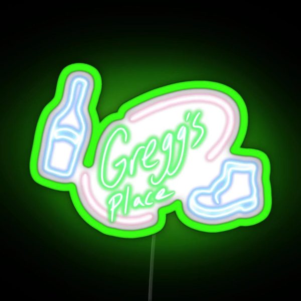 The Mighty Boosh Old Gregg S Place Neon Sign RGB Neon Sign