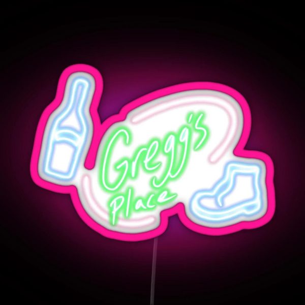 The Mighty Boosh Old Gregg S Place Neon Sign RGB Neon Sign