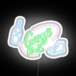 The Mighty Boosh Old Gregg S Place Neon Sign RGB Neon Sign