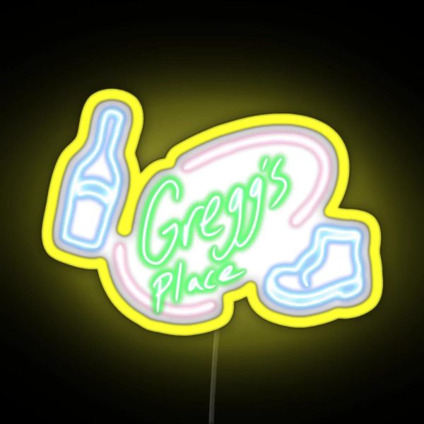 The Mighty Boosh Old Gregg S Place Neon Sign RGB Neon Sign