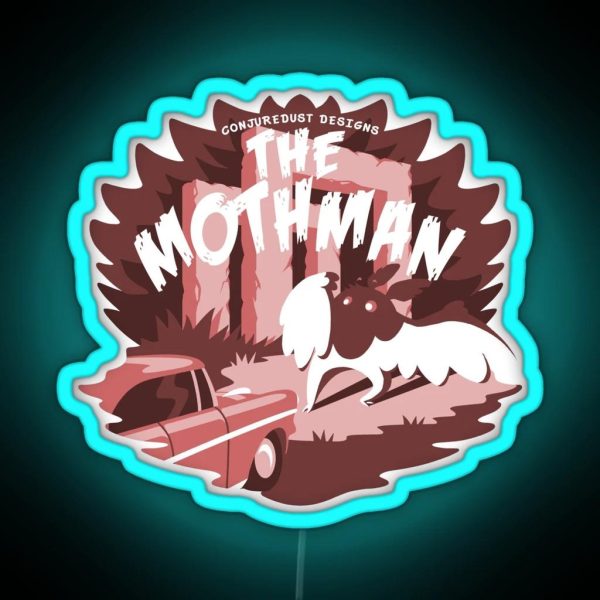 The Mothman Encounter RGB Neon Sign