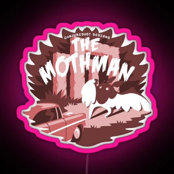 The Mothman Encounter RGB Neon Sign