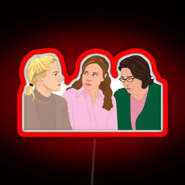 The Office Angela Pam And Phylis RGB Neon Sign