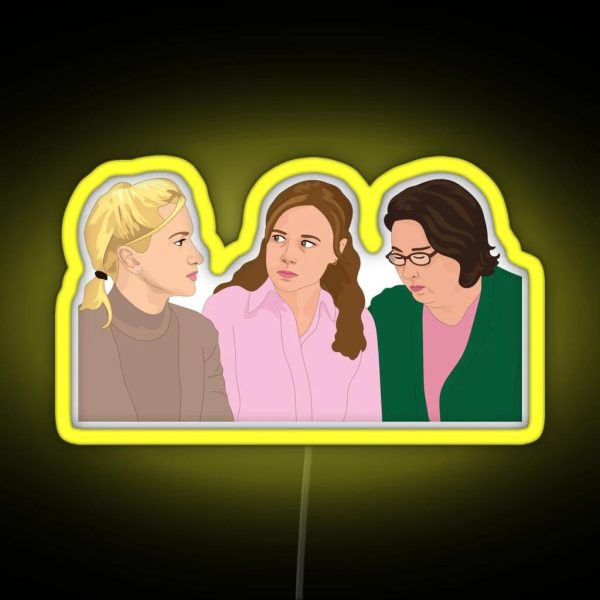 The Office Angela Pam And Phylis RGB Neon Sign