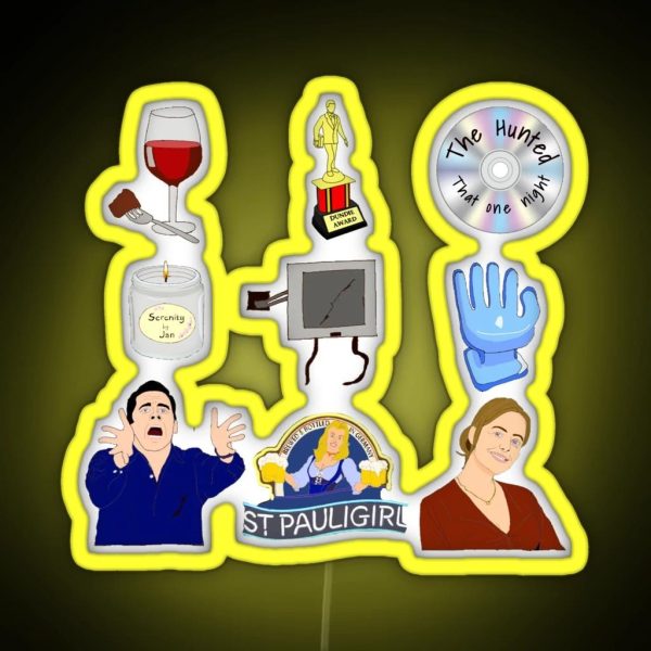 The Office Dinner Party RGB Neon Sign