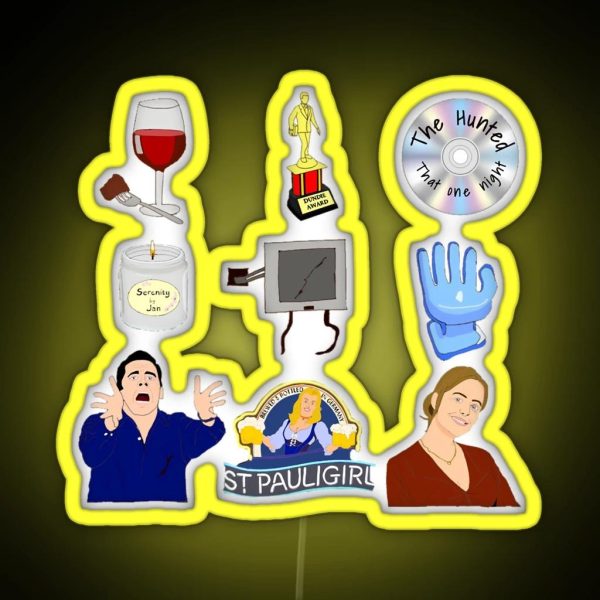 The Office Dinner Party RGB Neon Sign