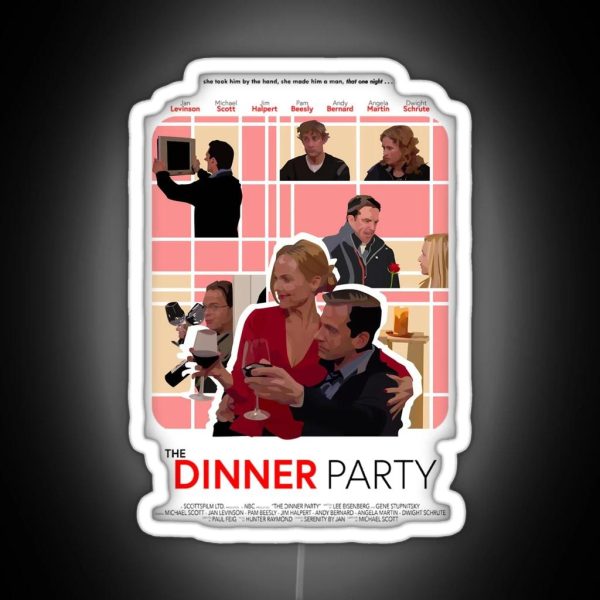 The Office Dinner Party RGB Neon Sign