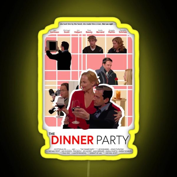 The Office Dinner Party RGB Neon Sign