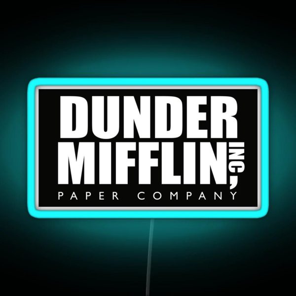 The Office Dunder Mifflin Inc V1 RGB Neon Sign