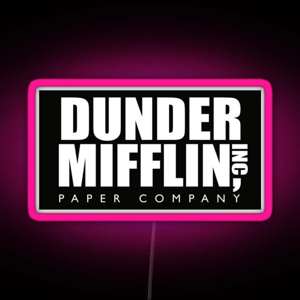 The Office Dunder Mifflin Inc V1 RGB Neon Sign