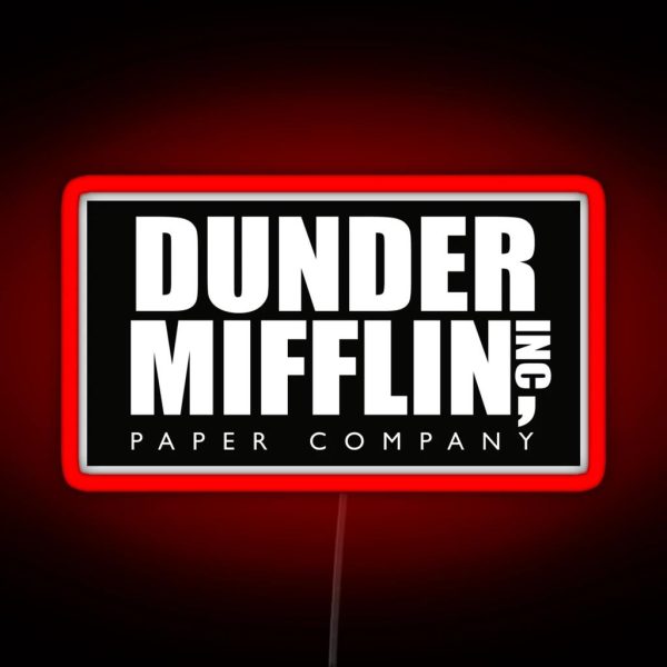 The Office Dunder Mifflin Inc V1 RGB Neon Sign