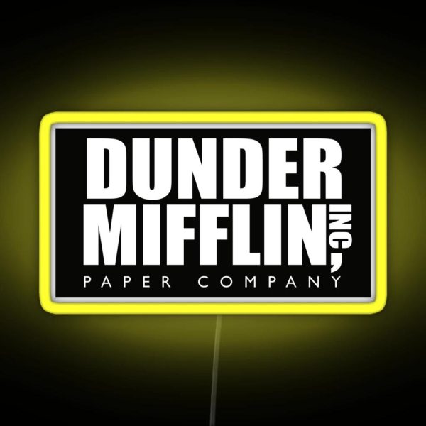 The Office Dunder Mifflin Inc V1 RGB Neon Sign