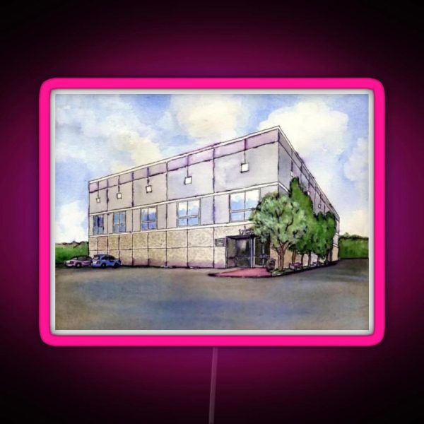 The Office Dunder Mifflin Painting RGB Neon Sign