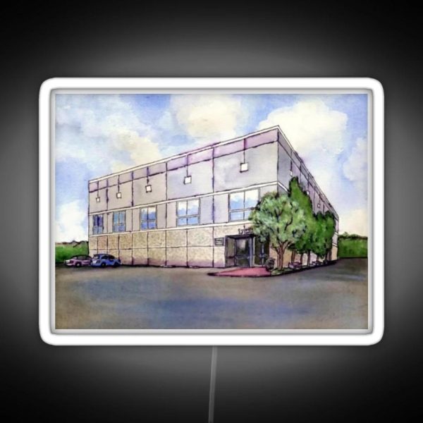 The Office Dunder Mifflin Painting RGB Neon Sign
