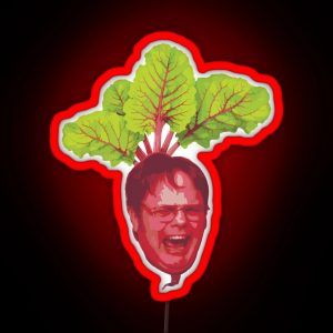 The Office Dwight Schrute Beet RGB Neon Sign