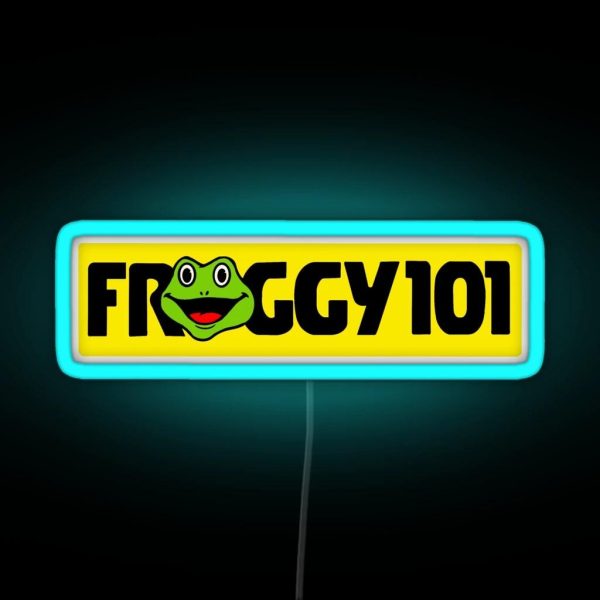 The Office Froggy 101 Logo RGB Neon Sign