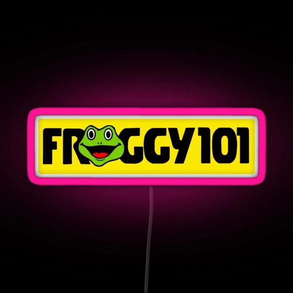 The Office Froggy 101 Logo RGB Neon Sign