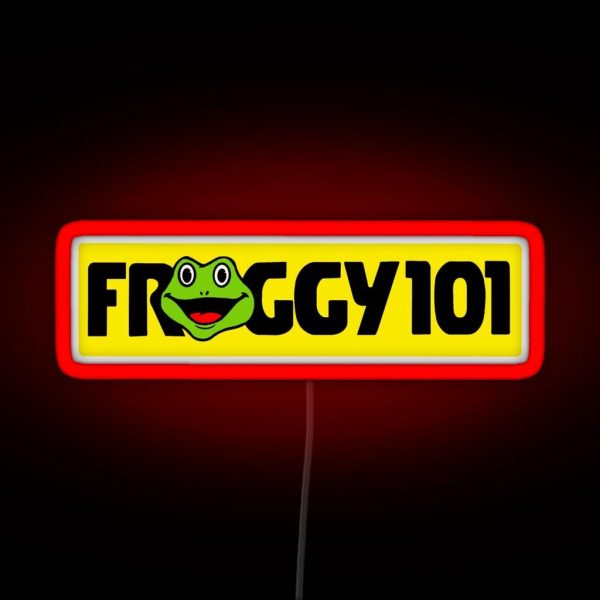 The Office Froggy 101 Logo RGB Neon Sign