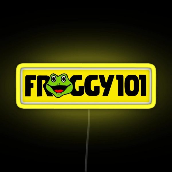 The Office Froggy 101 Logo RGB Neon Sign