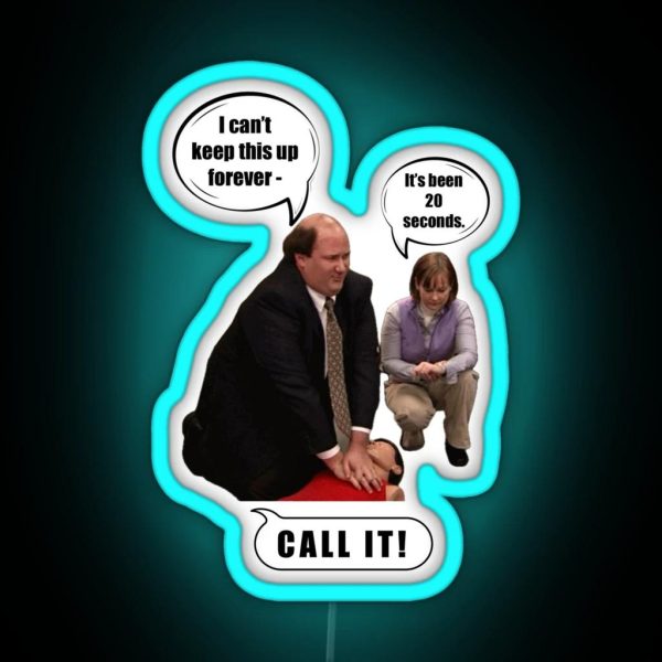 The Office Kevin CPR RGB Neon Sign