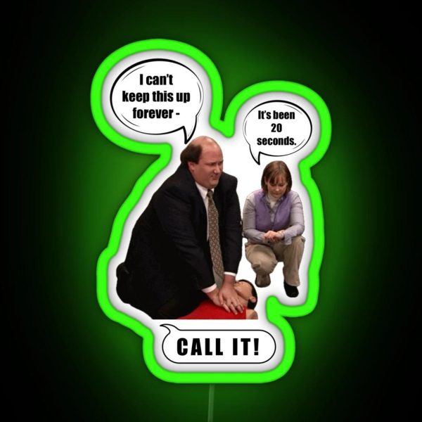 The Office Kevin CPR RGB Neon Sign