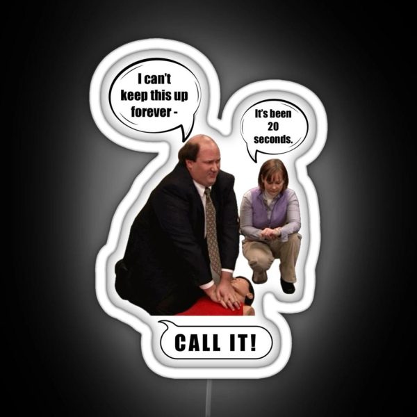The Office Kevin CPR RGB Neon Sign
