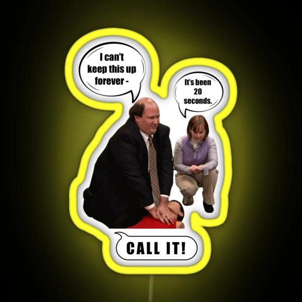 The Office Kevin CPR RGB Neon Sign