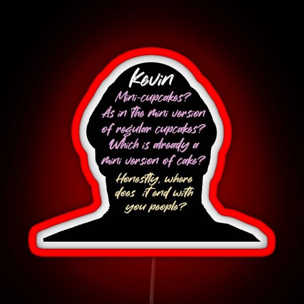 The Office Kevin Cupcake Quote Mini Cupcakes The Office RGB Neon Sign