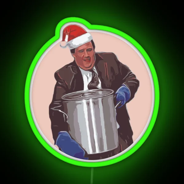 THE OFFICE Kevin Malone Chili RGB Neon Sign