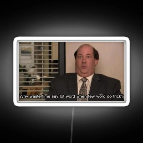 The Office Kevin Malone RGB Neon Sign