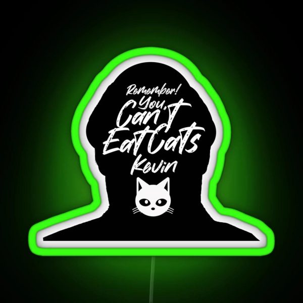 The Office Kevin Malone You Can T Eat Cats RGB Neon Sign