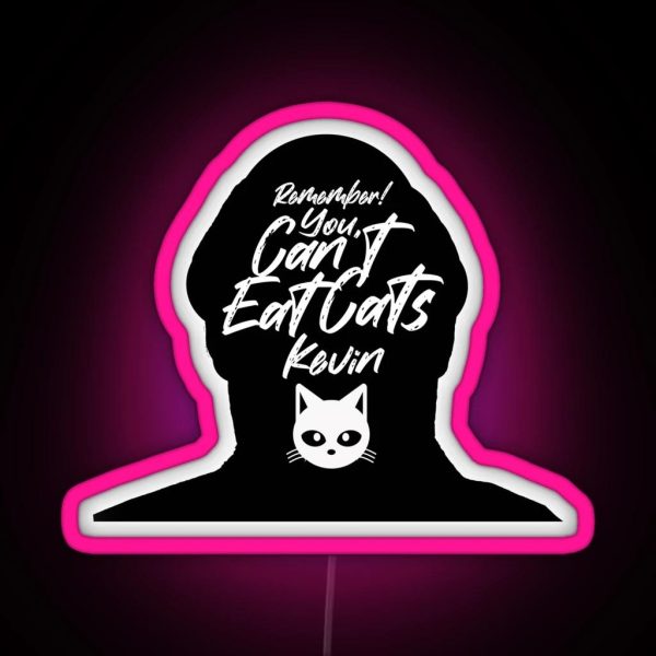 The Office Kevin Malone You Can T Eat Cats RGB Neon Sign