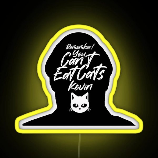 The Office Kevin Malone You Can T Eat Cats RGB Neon Sign