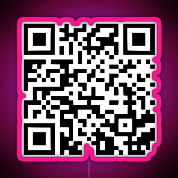 The Office No God Please No QR Code Memes RGB Neon Sign