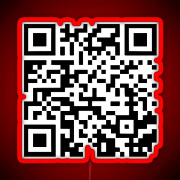 The Office No God Please No QR Code Memes RGB Neon Sign