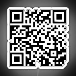 The Office No God Please No QR Code Memes RGB Neon Sign