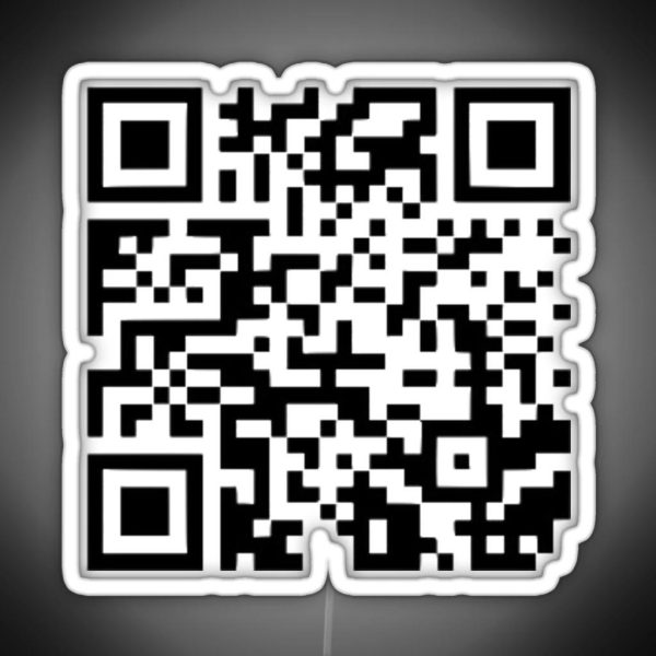 The Office No God Please No QR Code Memes RGB Neon Sign