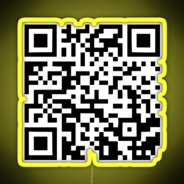The Office No God Please No QR Code Memes RGB Neon Sign